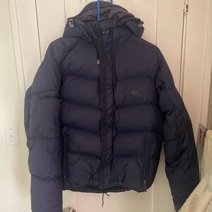 Oakley Men's Dark Blue Puffer Jacket